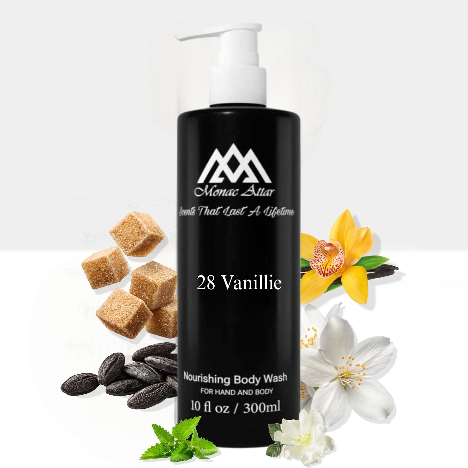 28 Vanillie Body Wash Inspired by Vanilla 28 – Monac Attar