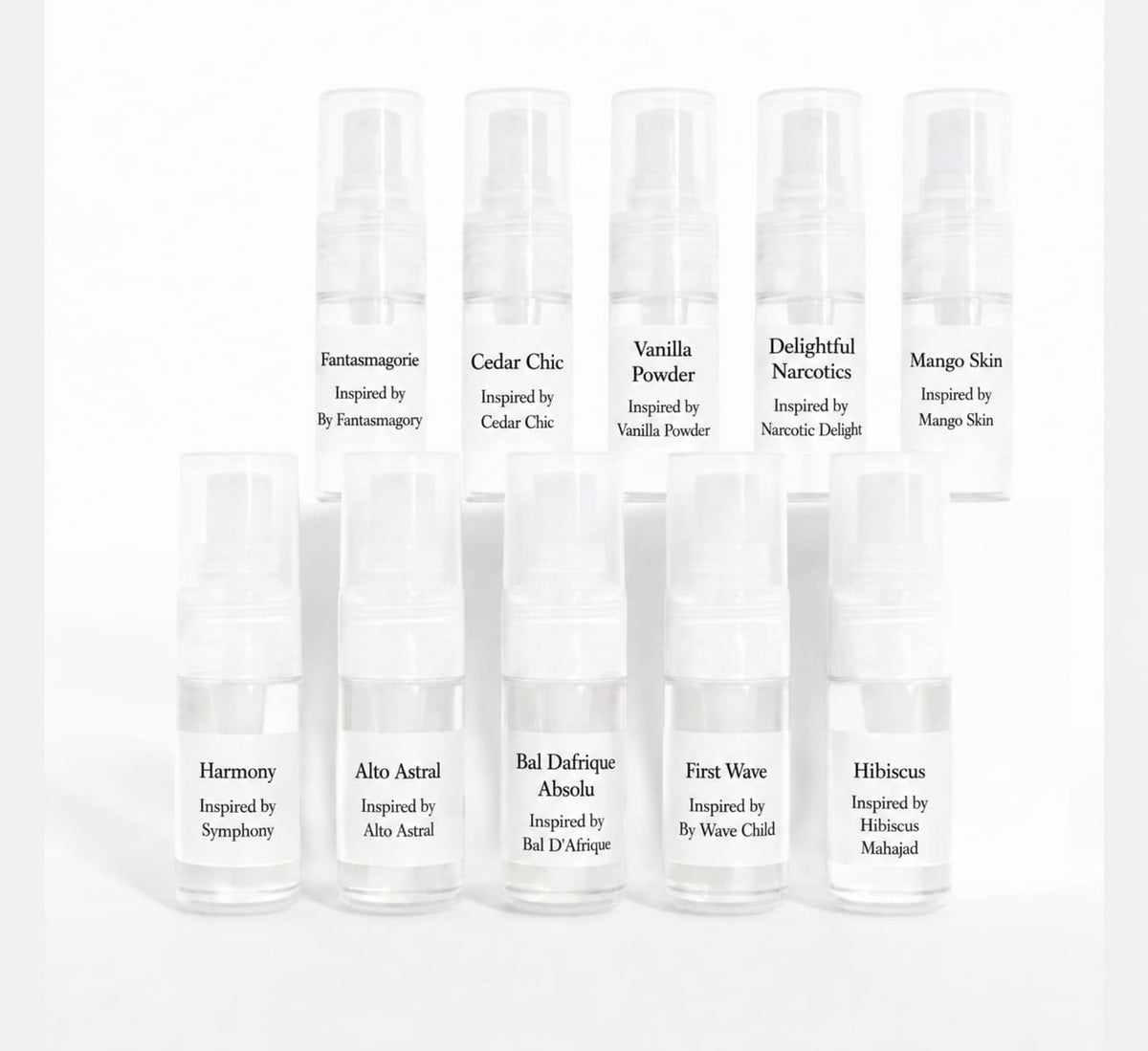 Best Selling Fragrance Sample Set (10 pcs)