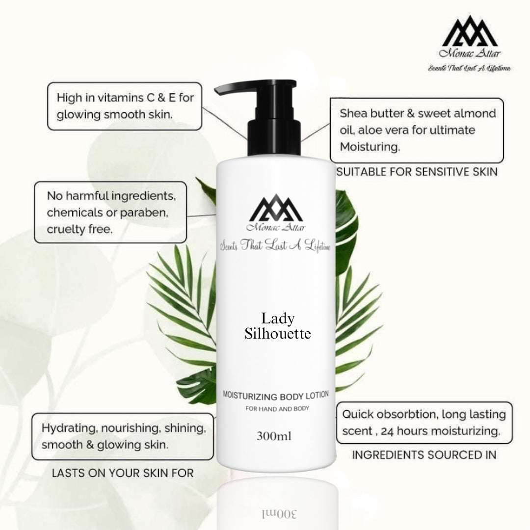 Lady Silhouette Body Lotion Inspired By Potrait of Lady