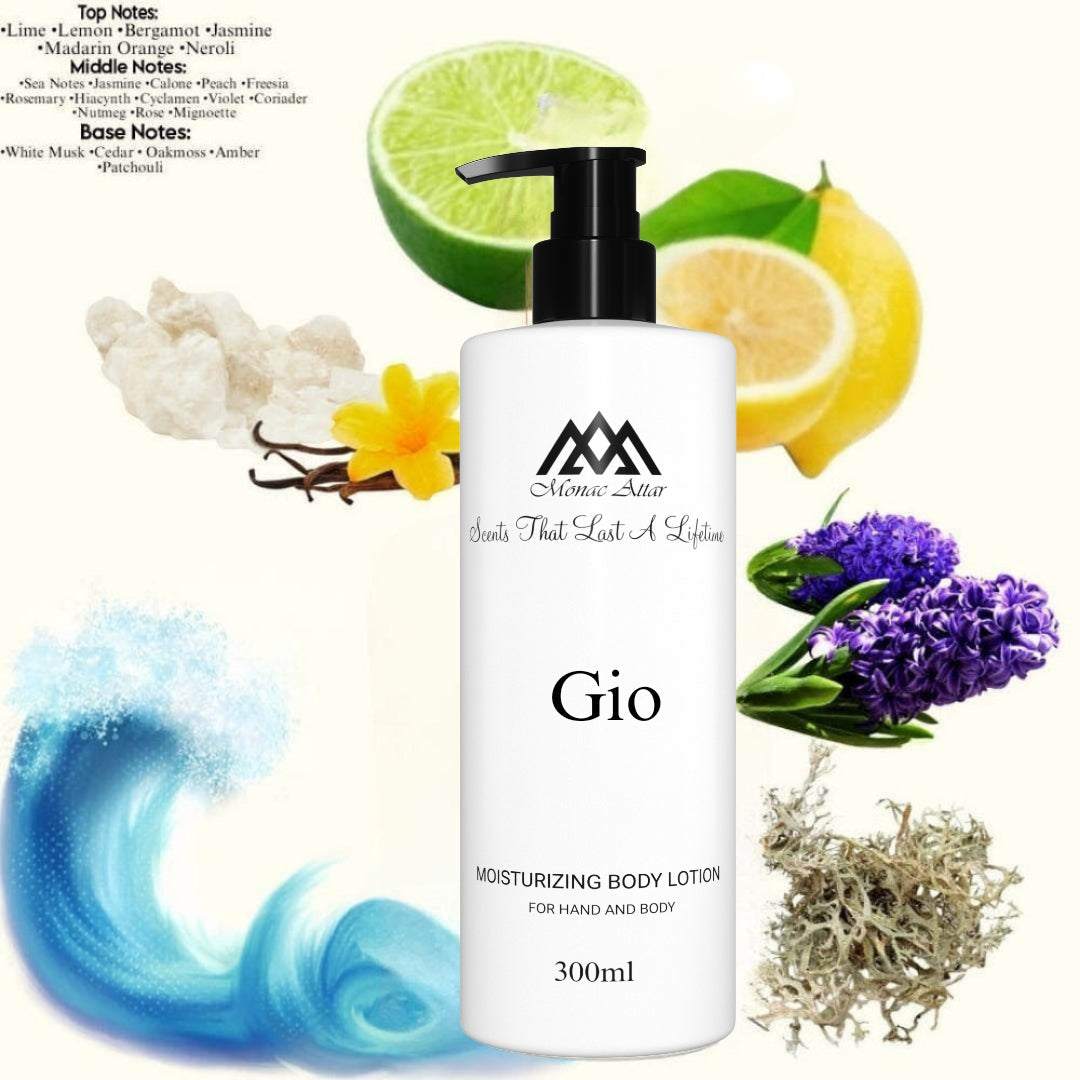 Fragrance notes of Acqua di Gio Profondo - scent profile inspired by Acqua di Gio Profondo body lotion
