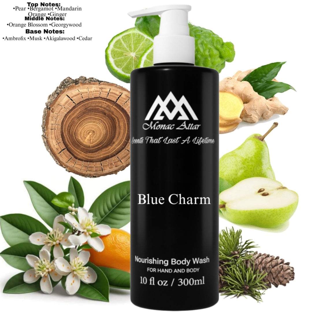 Fragrance notes of Blue Talisman - scent profile inspired by Blue Talisman body wash