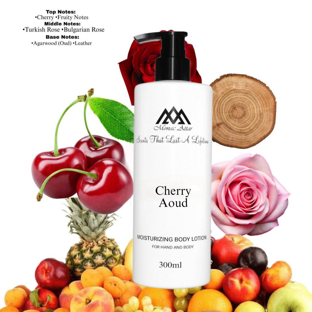 Fragrance notes of Cherry Oud - scent profile inspired by Cherry Oud body lotion