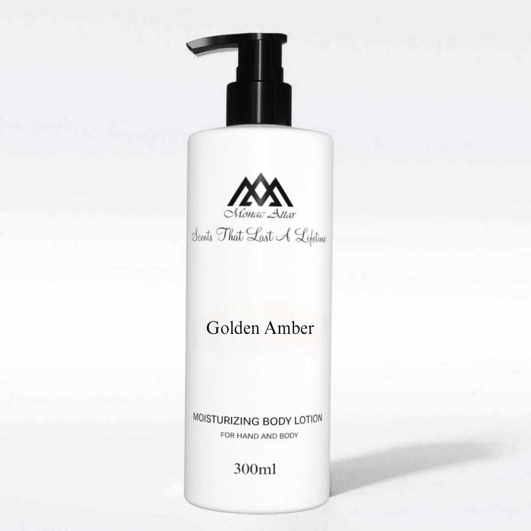 Luxury Blonde Amber dupe - Monac Golden Amber Body Lotion Inspired by Blonde Amber body lotion