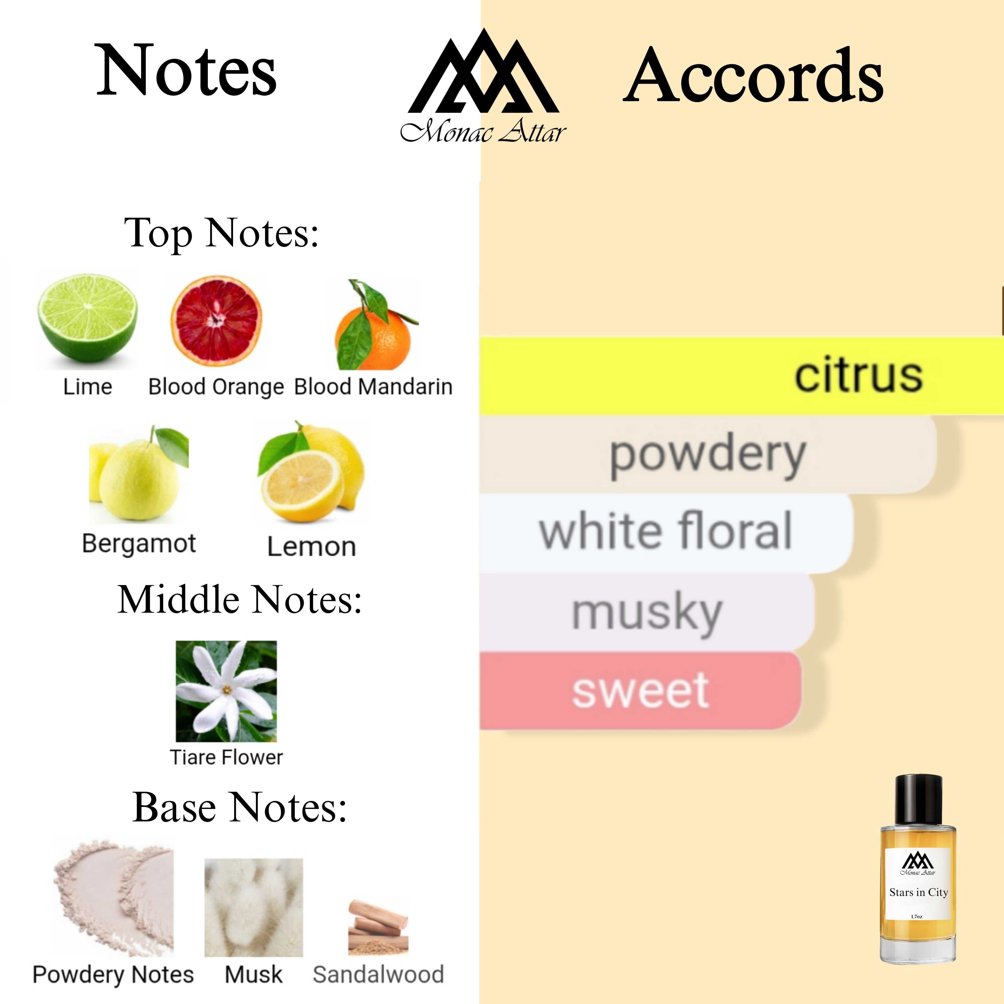 Fragrance notes of City of Stars - scent profile inspired by City of Stars fragrance
