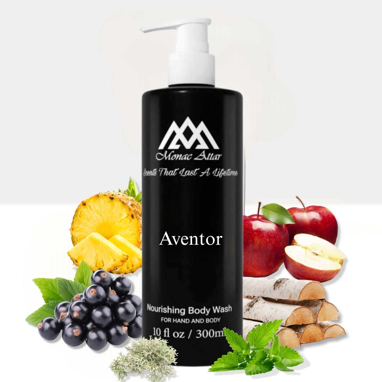 Luxury Aventus dupe - Monac Aventor Body Wash Inspired by Aventus body wash
