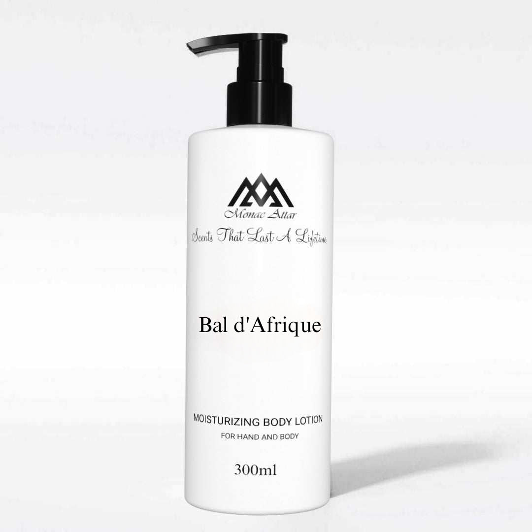 Luxury Bal d'Afrique dupe - Monac Bal d'Afrique Body Lotion Inspired by Bal d'Afrique body lotion