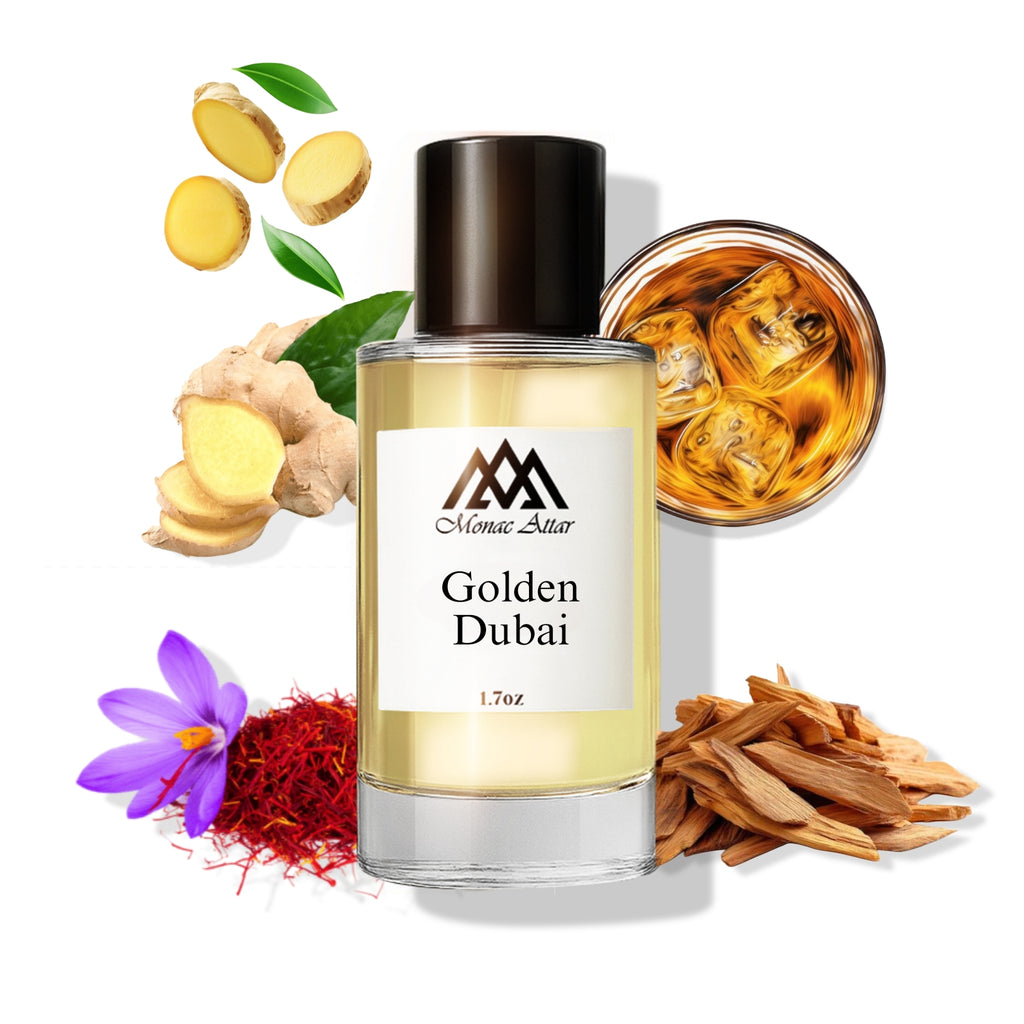 Luxury Dubai Gold dupe - Monac Golden Dubai Inspired by Dubai Gold fragrance