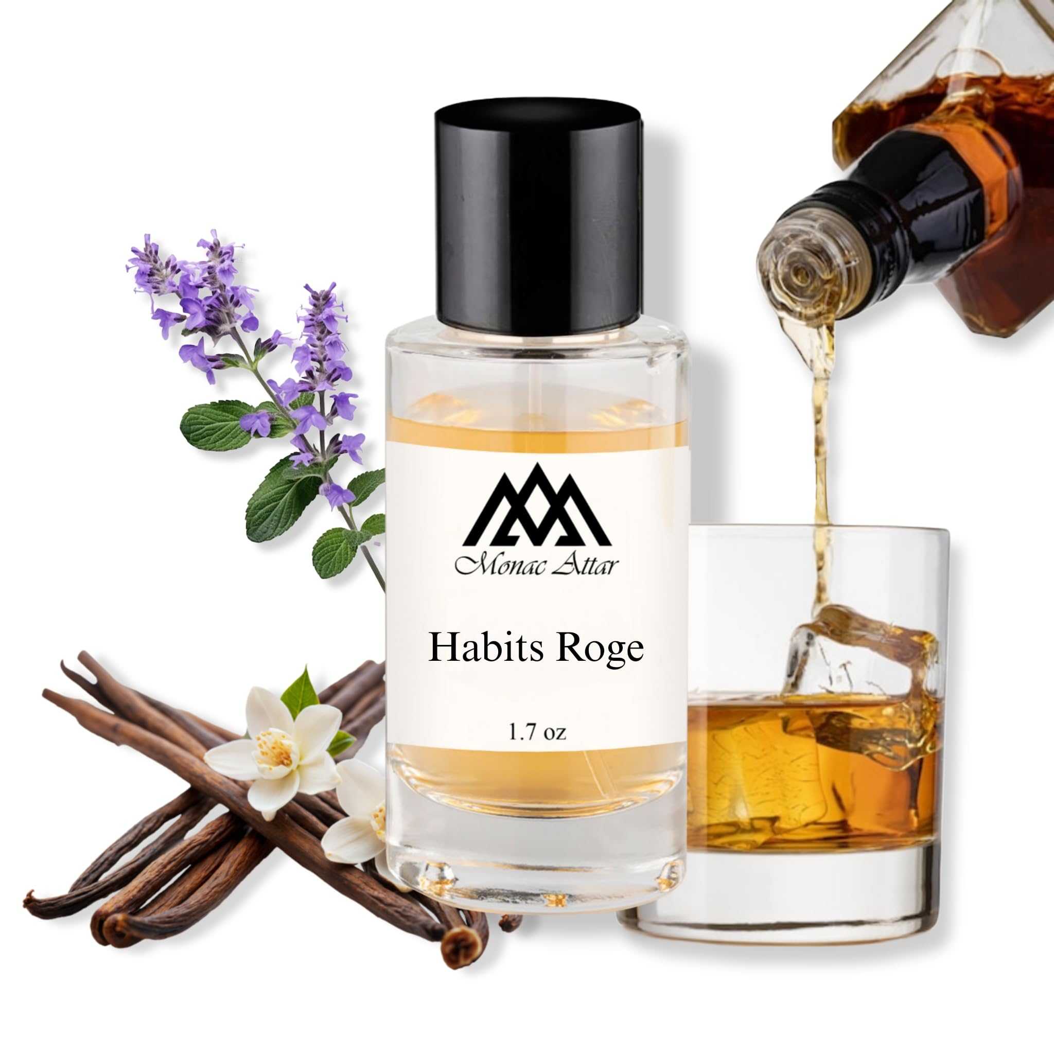 Luxury Habit Rouge dupe - Monac Habits Roge Inspired by Habit Rouge fragrance
