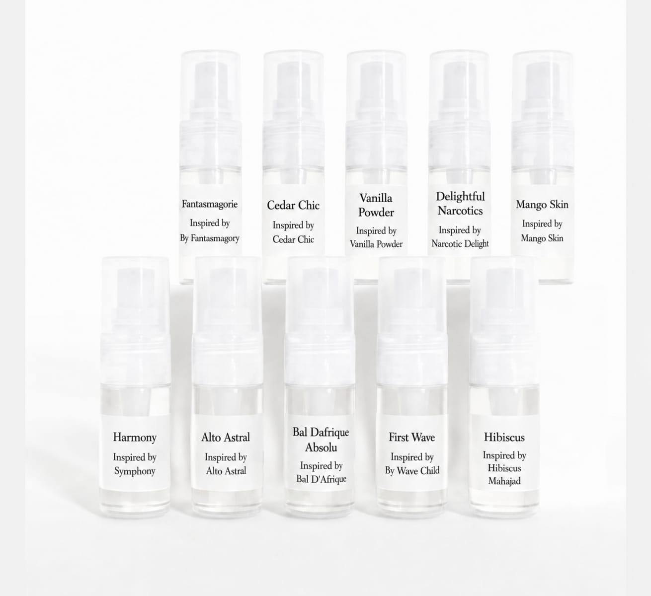 Best Selling Fragrance Sample Set (10 pcs)