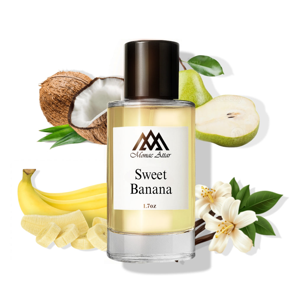 Luxury Maui in a bottle Sweet Banana dupe - Monac Sweet Banana Inspired by Maui in a bottle Sweet Banana fragrance