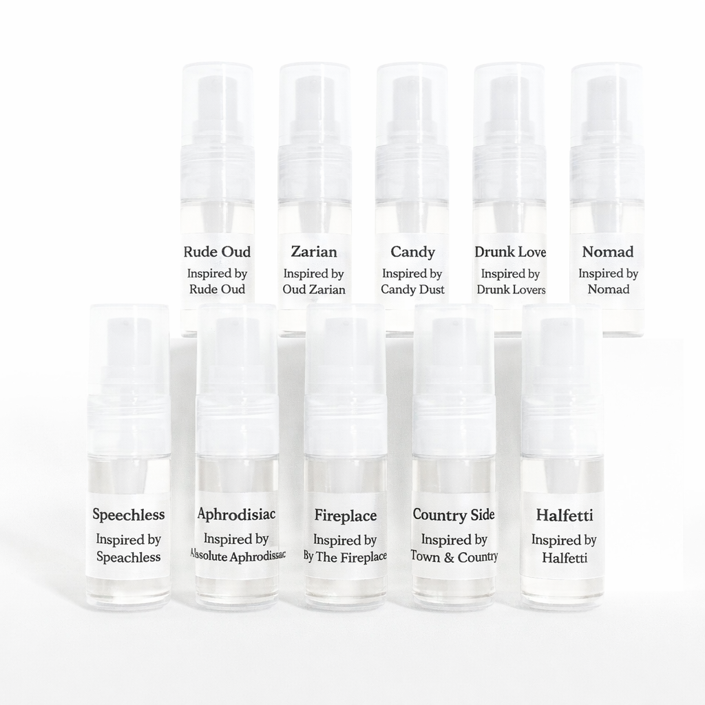 Designer inspired scents sample set 