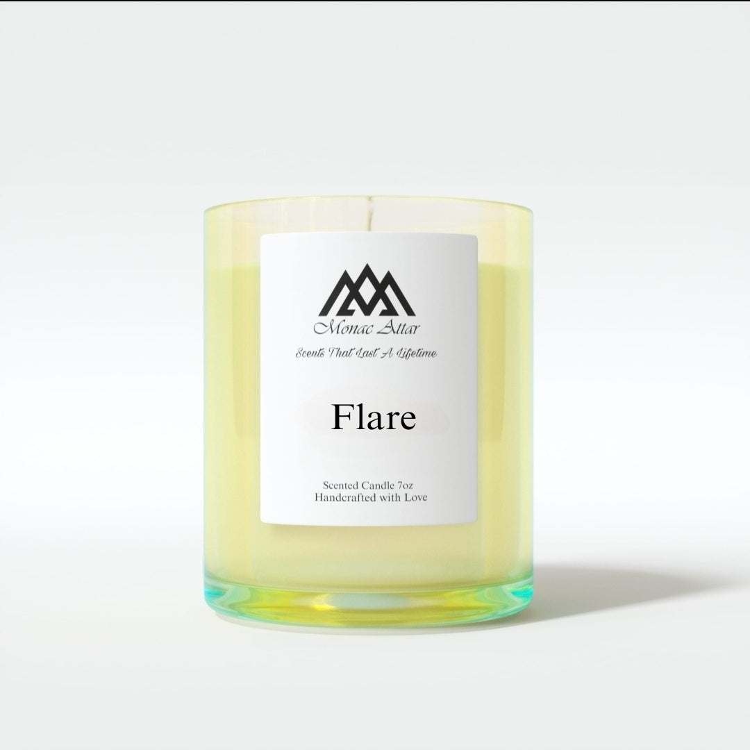 Flare Candle Inspired by Versace Eros Flame clone, dupe, warm, spicy, luxury candle
