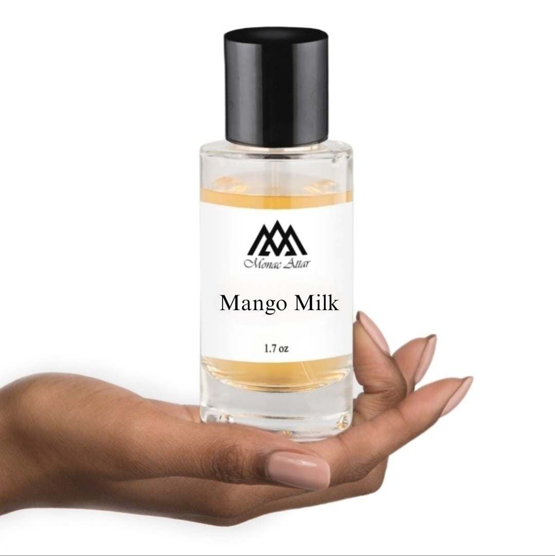 Mango Milk Gourmand Fragrance, mouth watering tropical fusion of fresh mangoes and creamy coconut milk image 