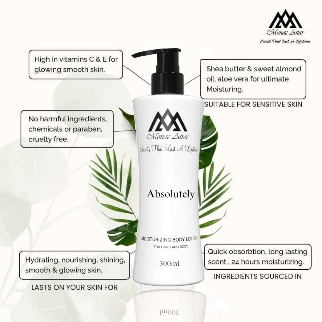 Absolutely Body Lotion Inspired by Stronger With You Absolutely