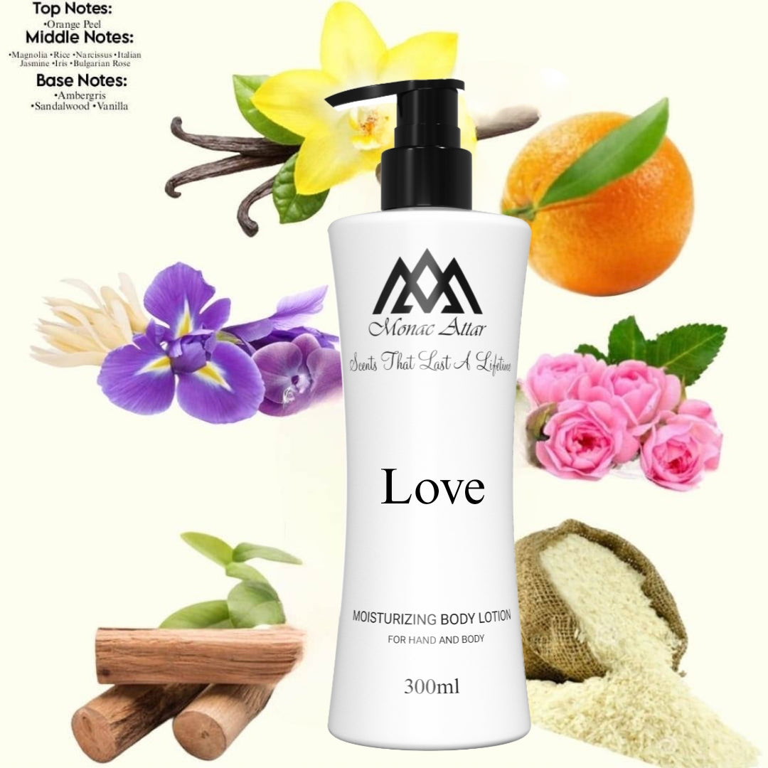 Love Body Lotion Inspired by Creed Love in White