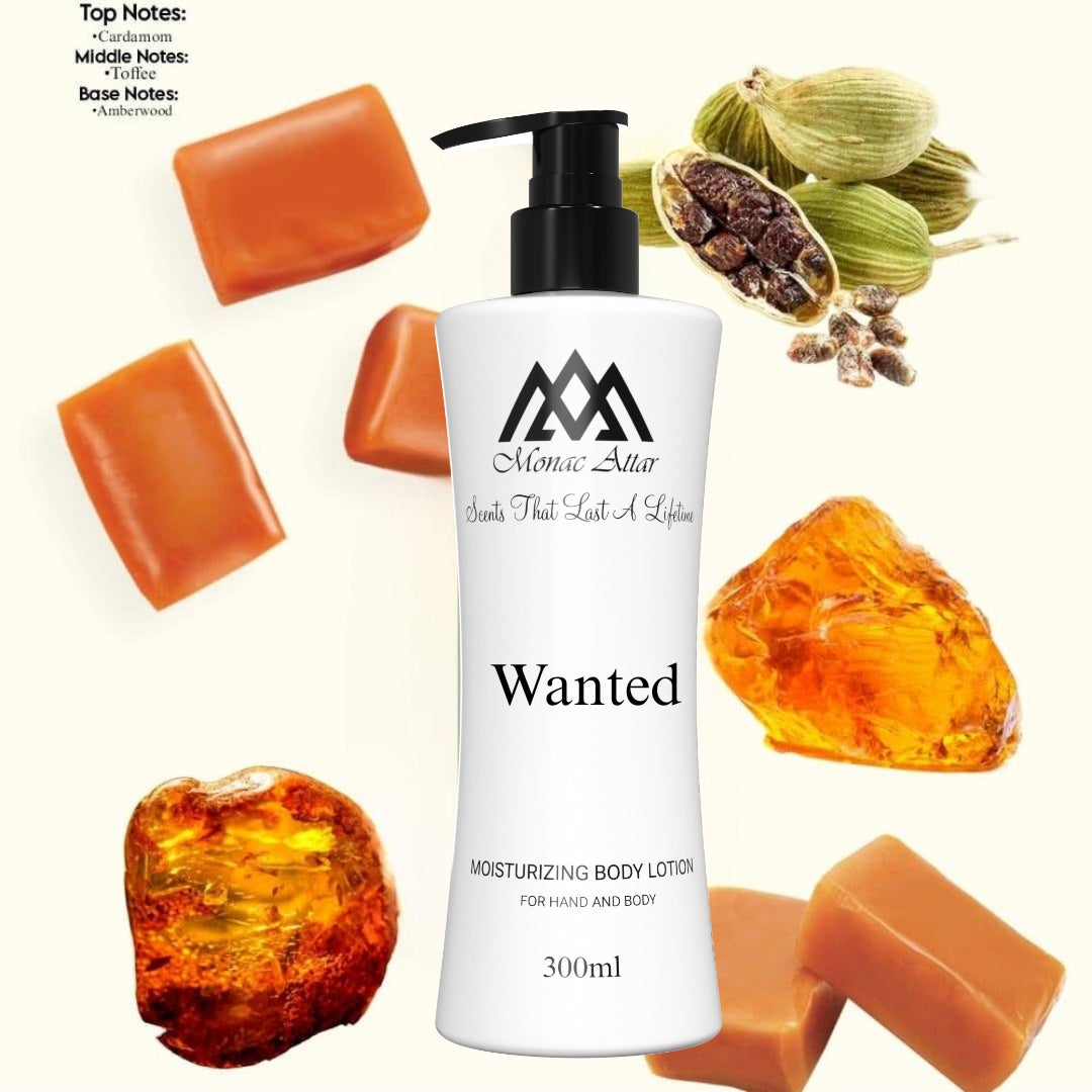 Wanted Body Lotion Inspired by Azzaro The Most Wanted