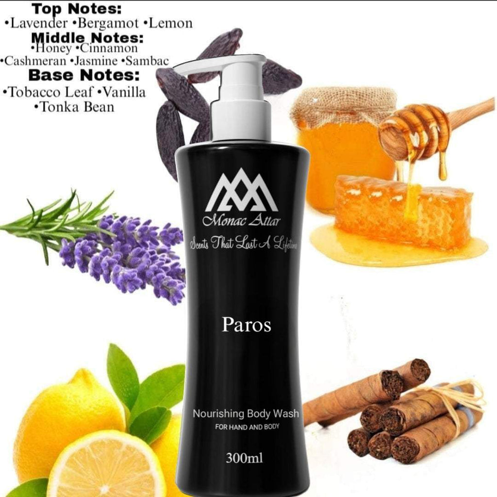 Fragrance notes of Naxos - scent profile inspired by Naxos body wash