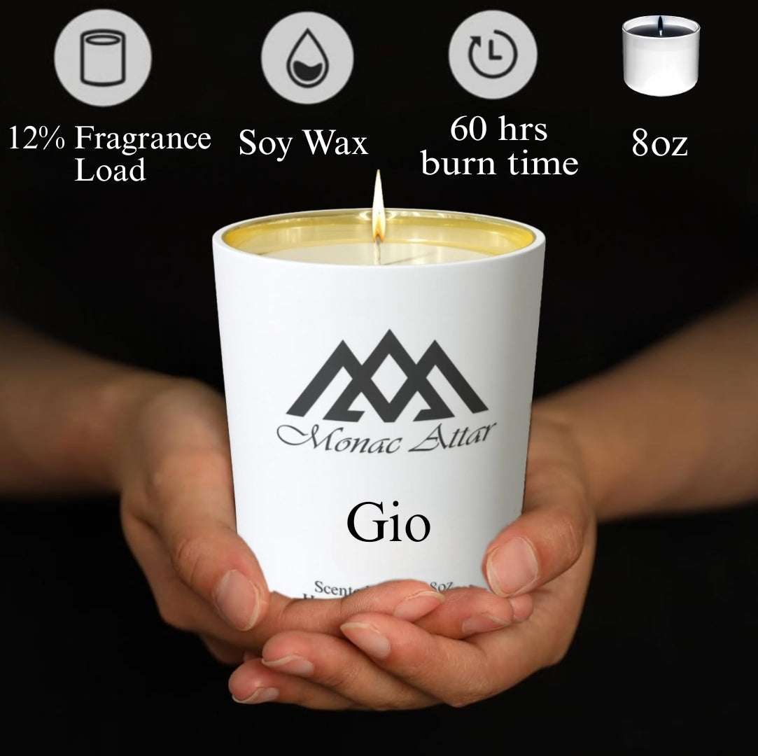 Gio Candle Inspired by Armani Acqua Di Gio 