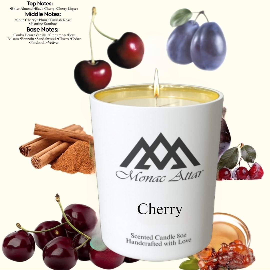Fragrance notes of Cherry Candle – home fragrance profile inspired by designer classics