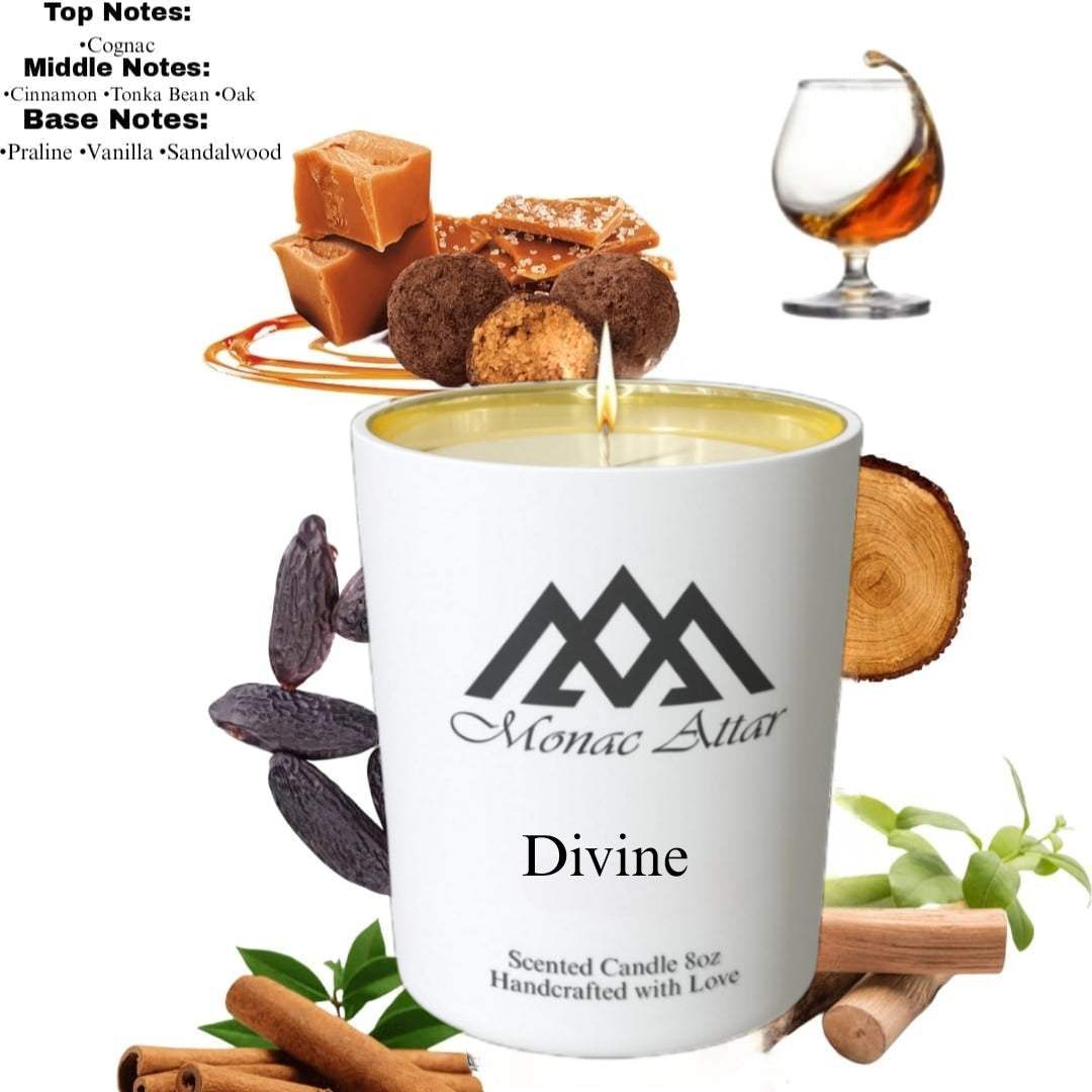 Fragrance notes of Divine Candle candle – home fragrance profile inspired by designer classics