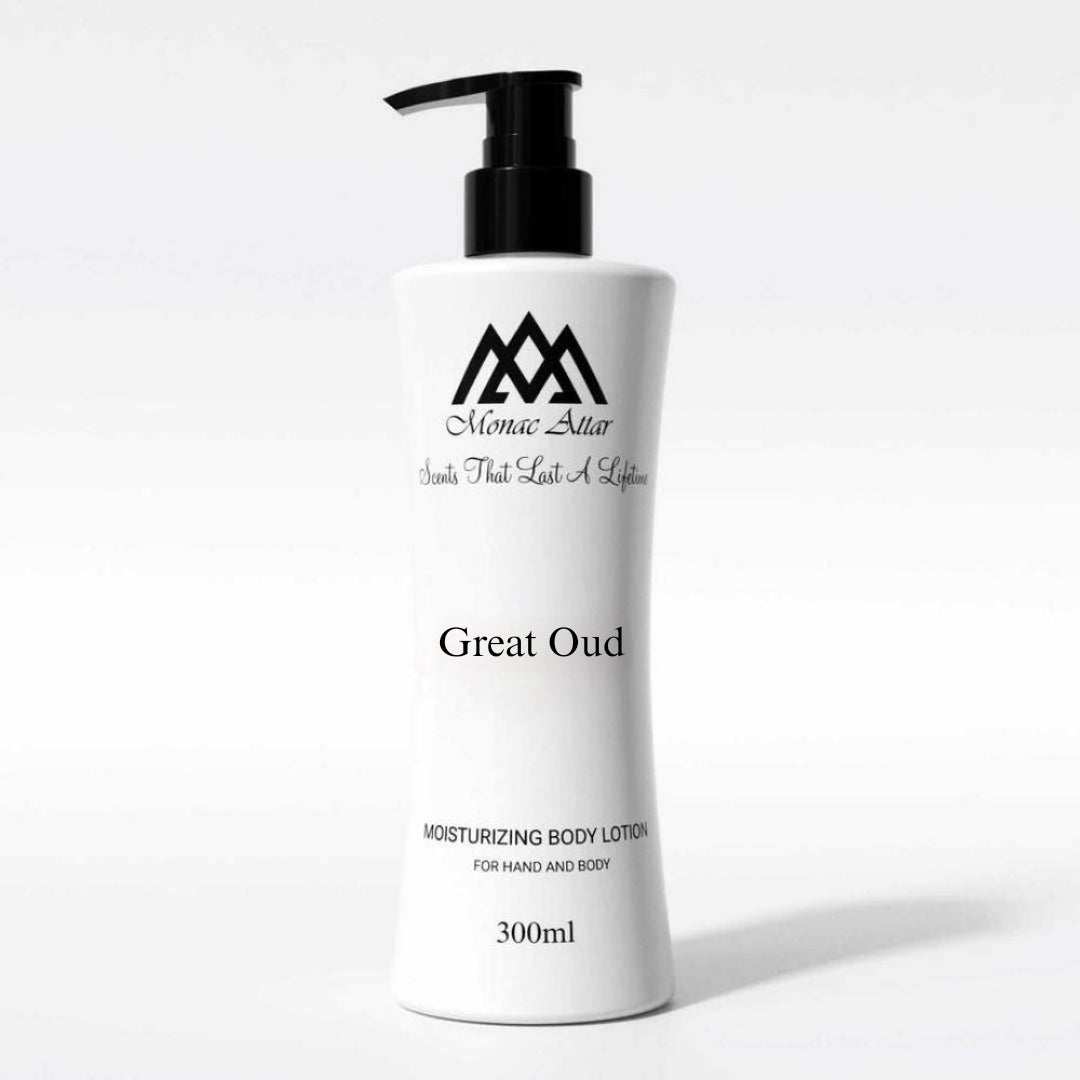 Luxury Oud for Greatness dupe - Monac Great Oud Body Lotion Inspired by Oud for Greatness body lotion