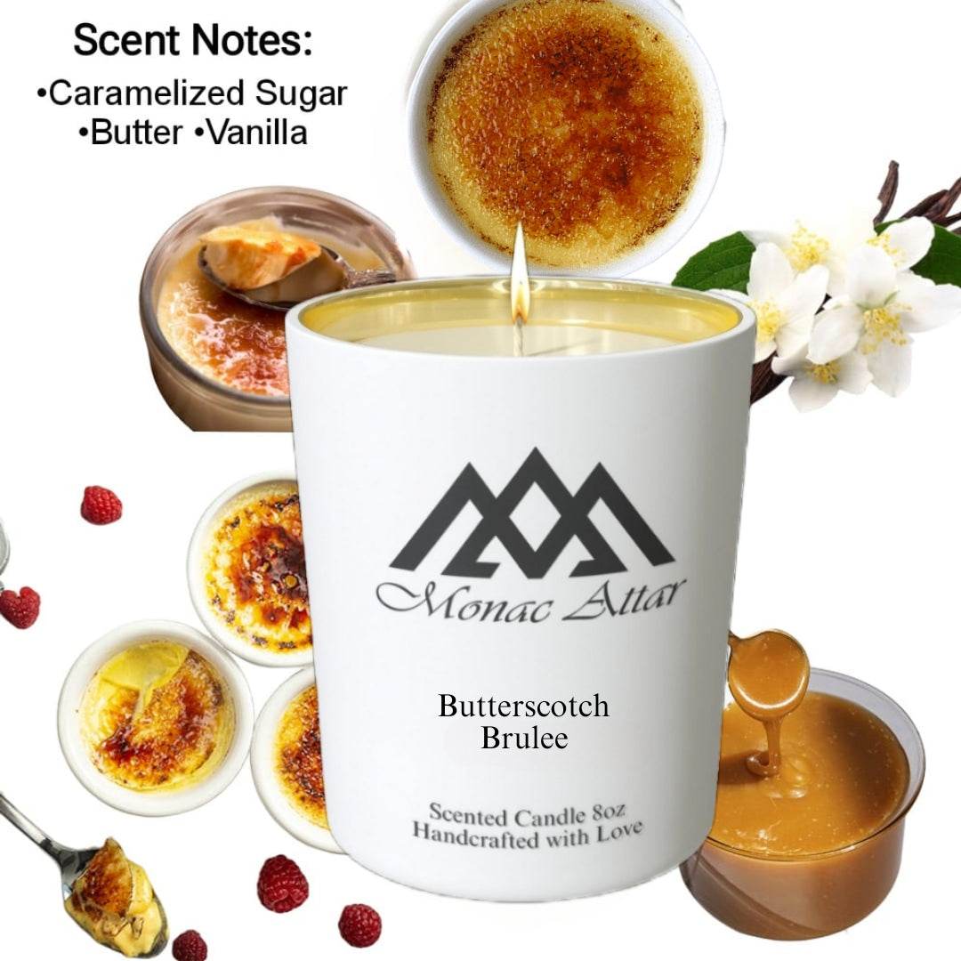 Fragrance notes of Butterscotch Brulee Candle – home fragrance profile inspired by designer classics