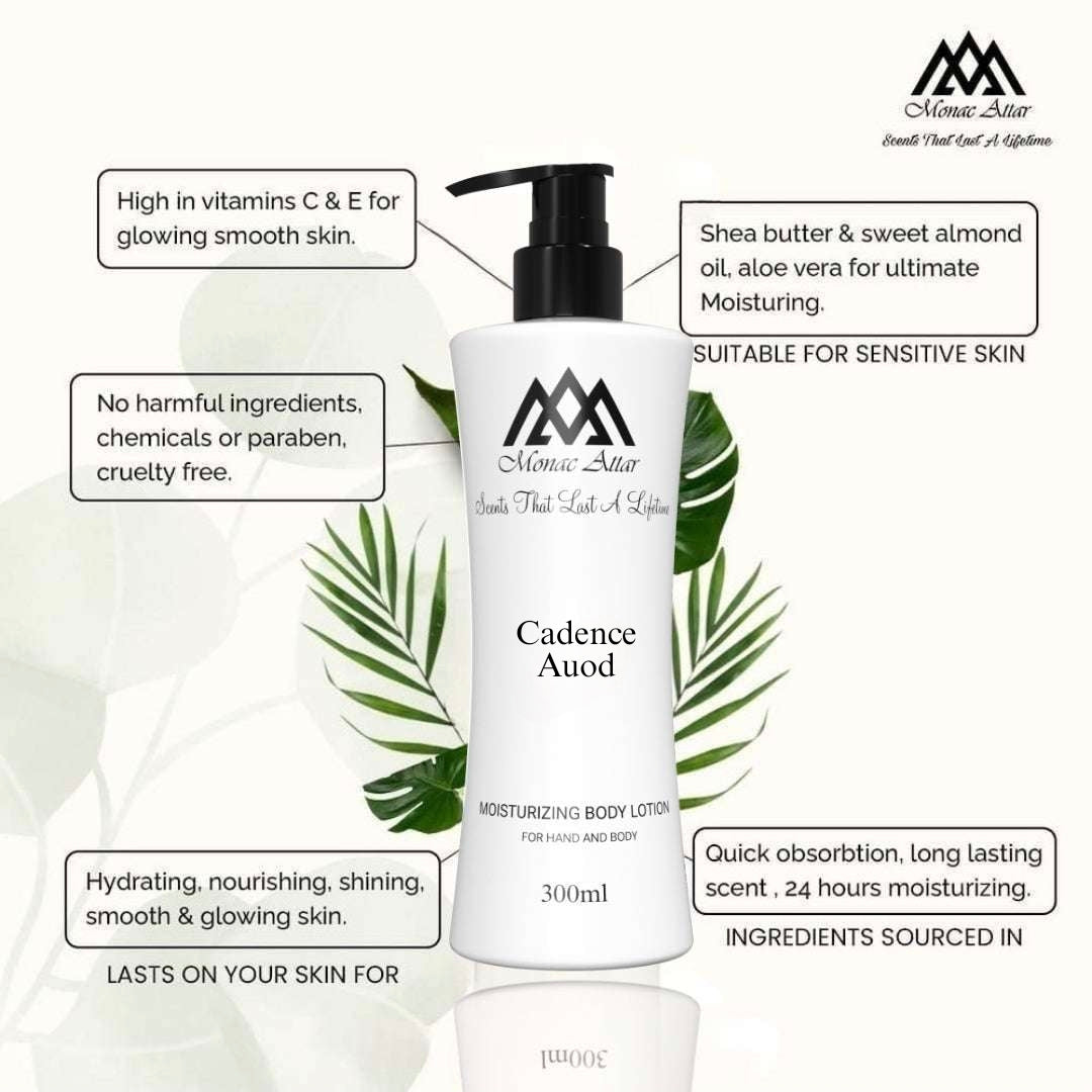 Cadence Aoud Body Lotion Inspired By M.C. Oud Cadenza