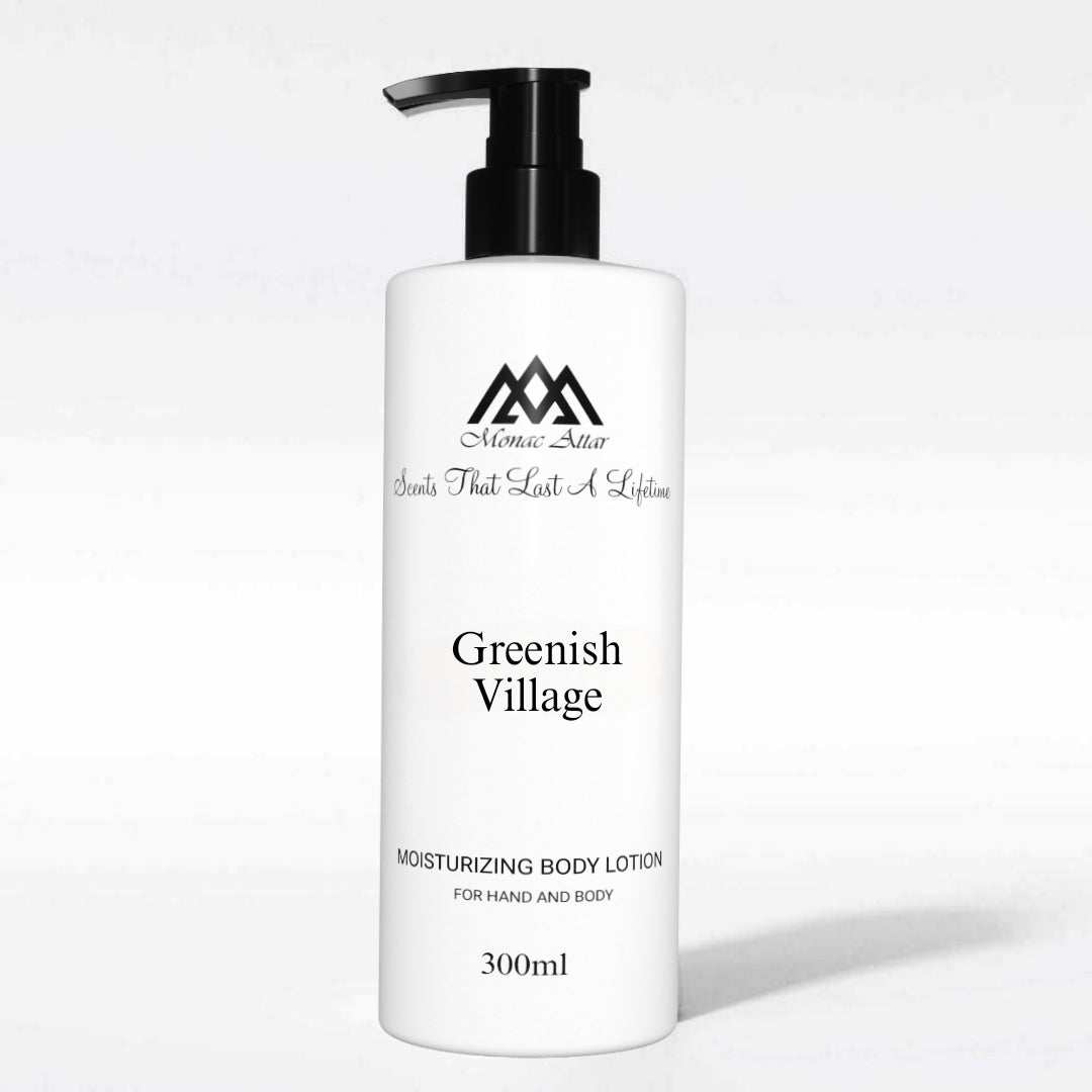 Luxury Greenwich Village dupe - Monac Greenish Village Body Lotion Inspired by Greenwich Village body lotion