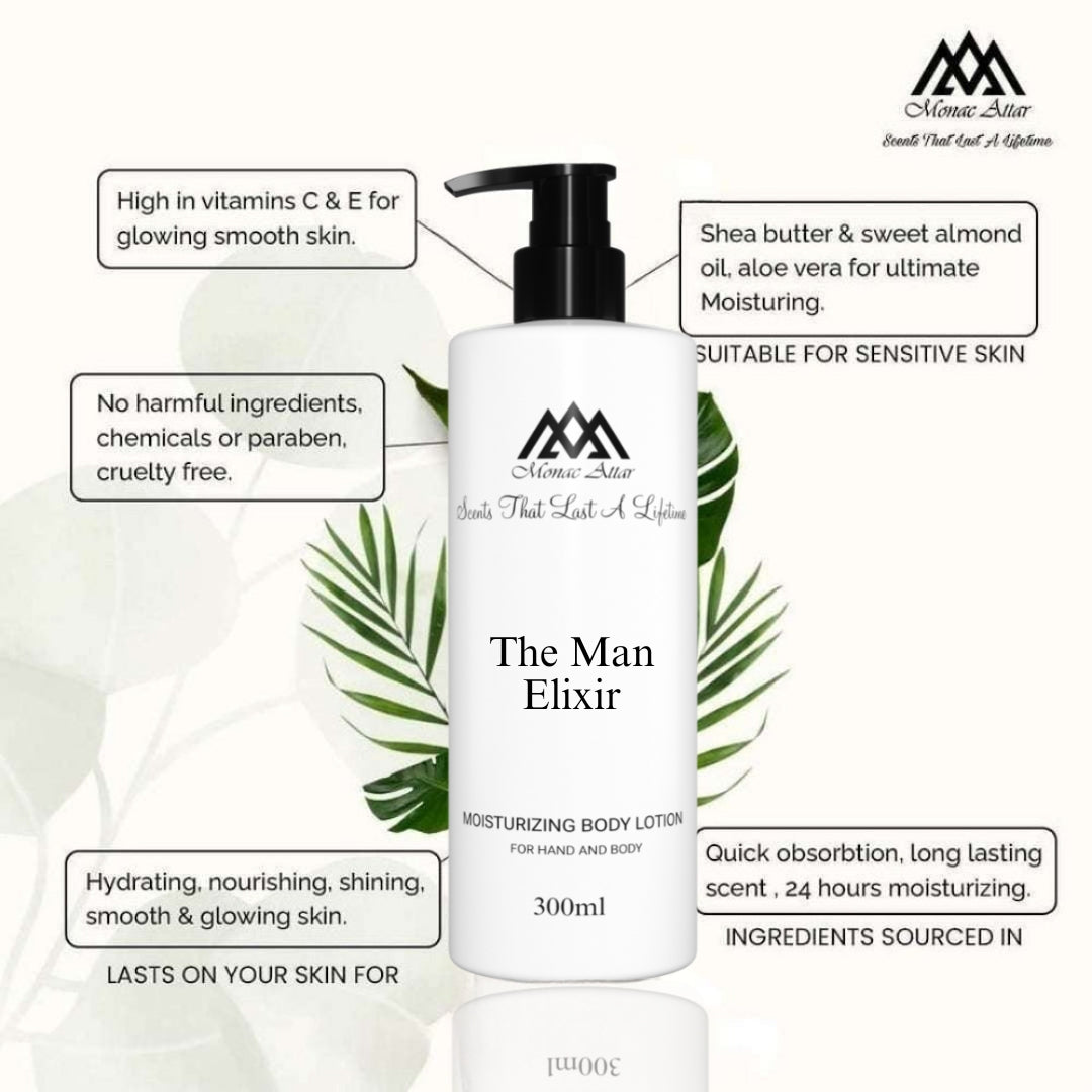 The Man Elixir Body Lotion