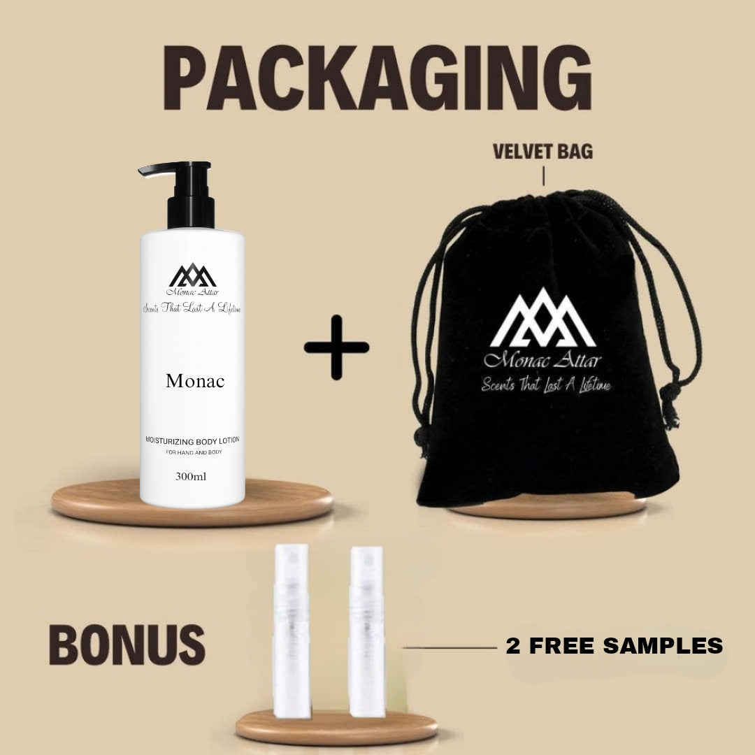 Elegant packaging of Lost Cherry replica body lotion - long lasting fragrance