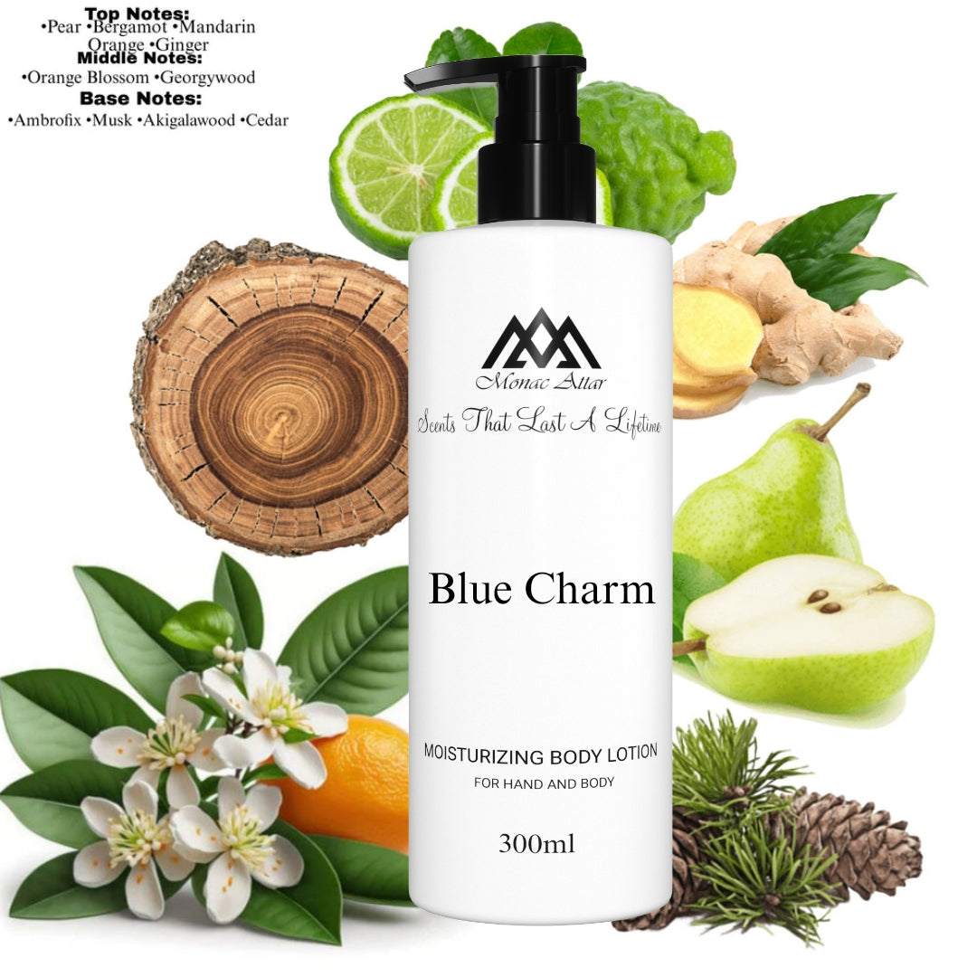 Fragrance notes of Blue Talisman - scent profile inspired by Blue Talisman body lotion