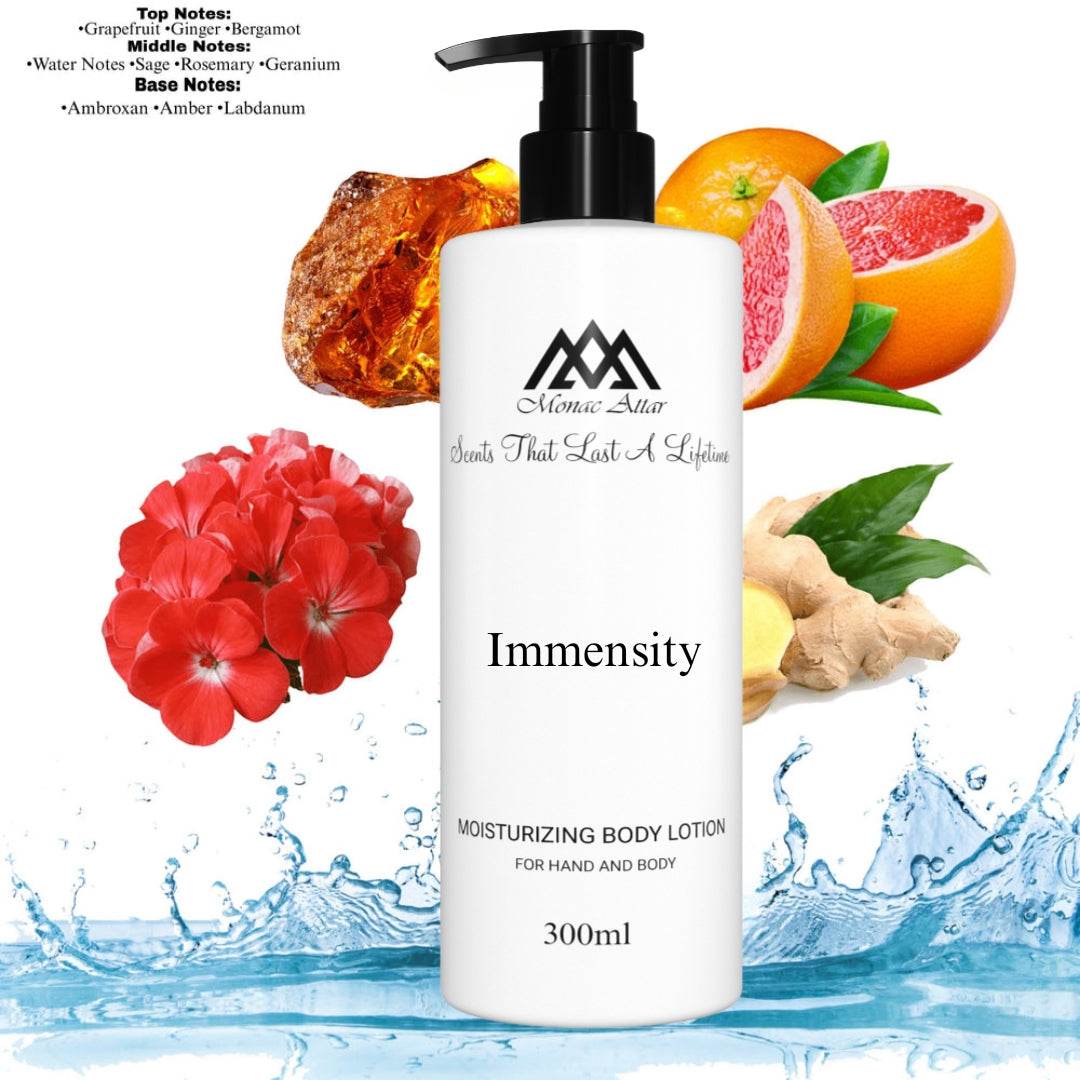 Fragrance notes of L'Immensite - scent profile inspired by L'Immensite body lotion