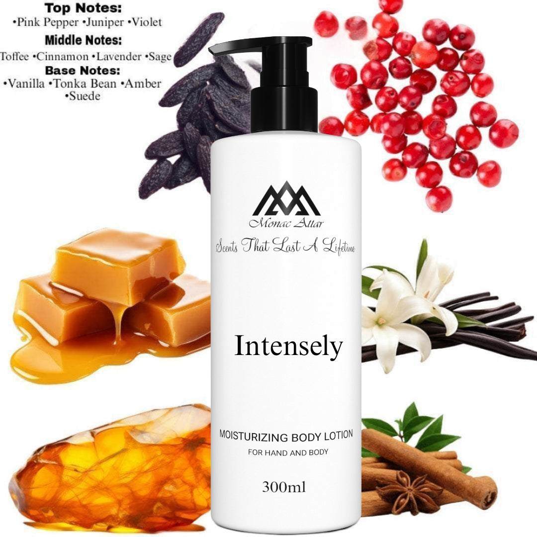 Fragrance notes of Stronger With You Intensely - scent profile inspired by Stronger With You Intensely body lotion