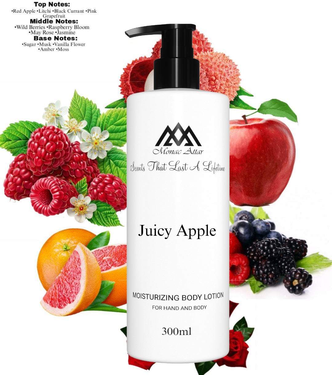Fragrance notes of Eden Juicy Apple - scent profile inspired by Eden Juicy Apple body lotion