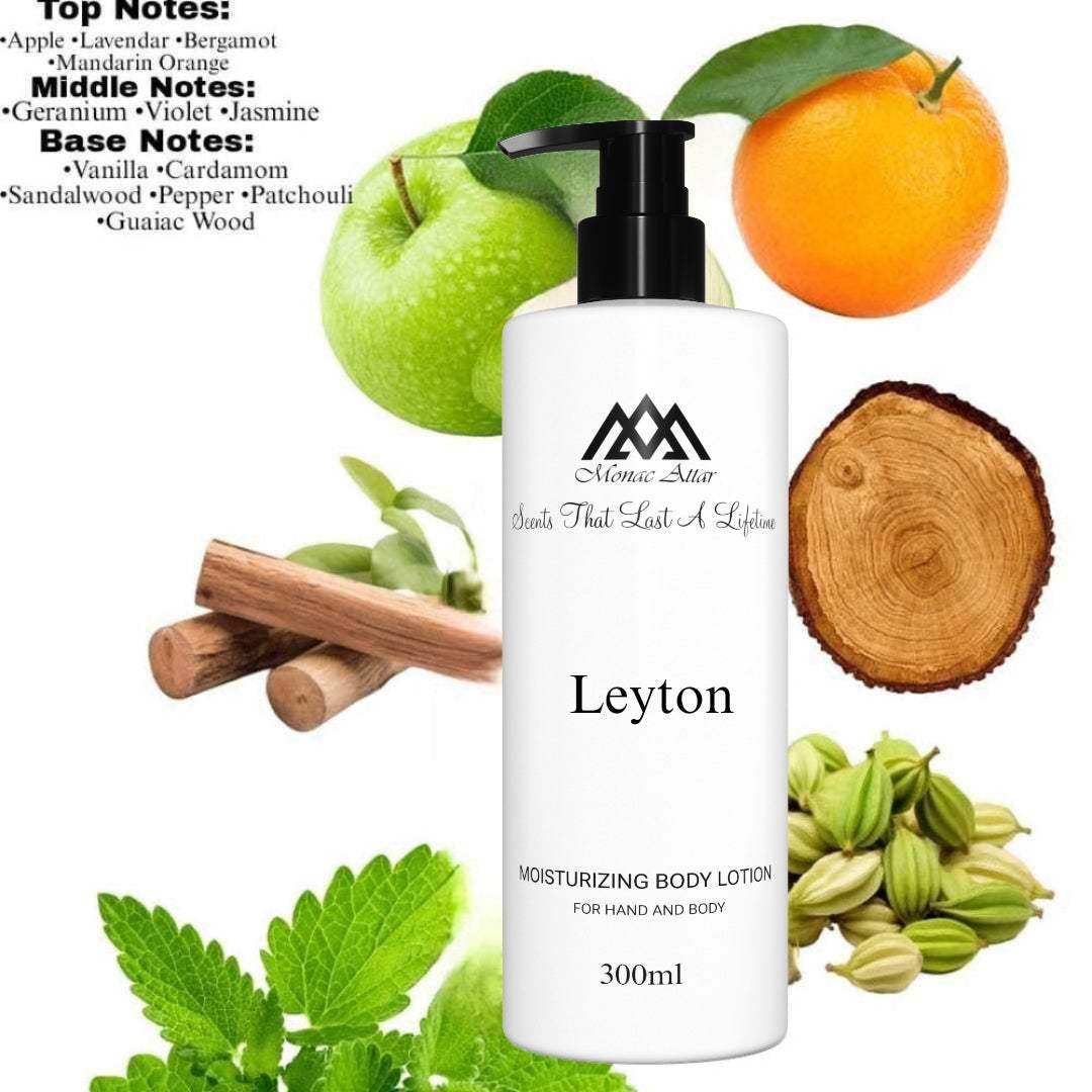 Fragrance notes of Layton - scent profile inspired by Layton body lotion