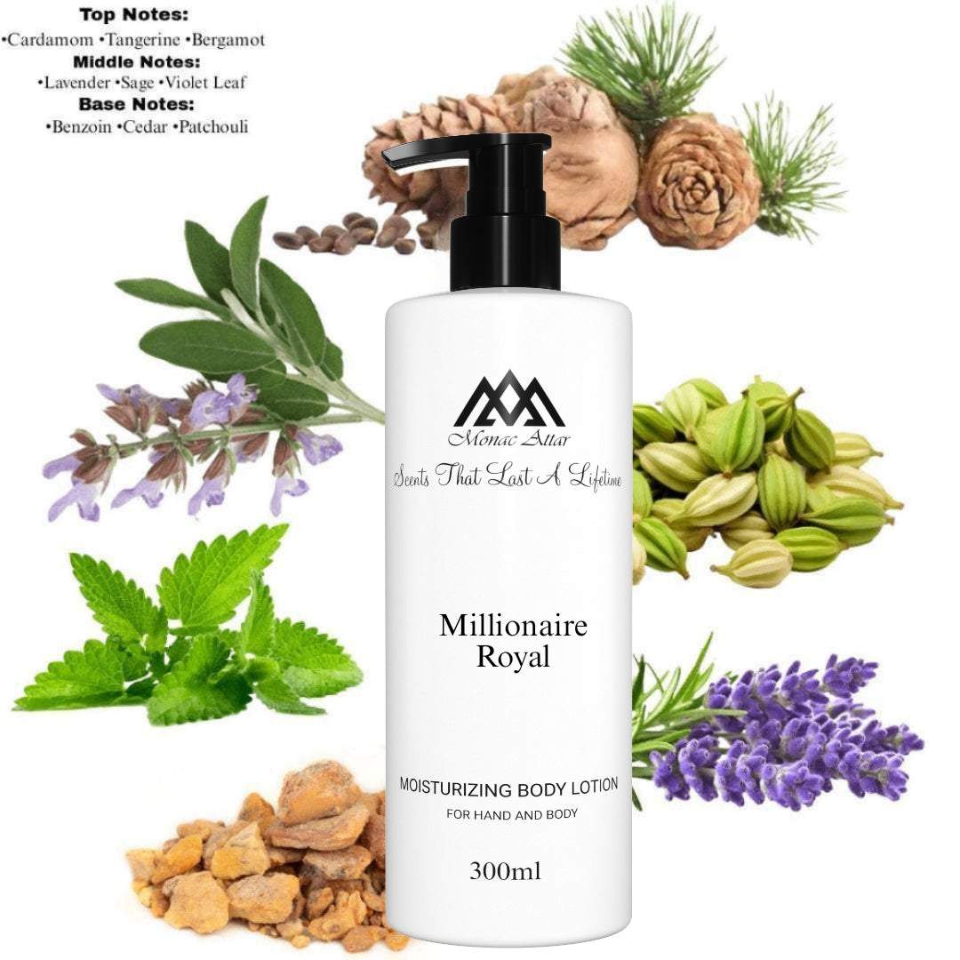 Fragrance notes of One Million Royal - scent profile inspired by One Million Royal body lotion