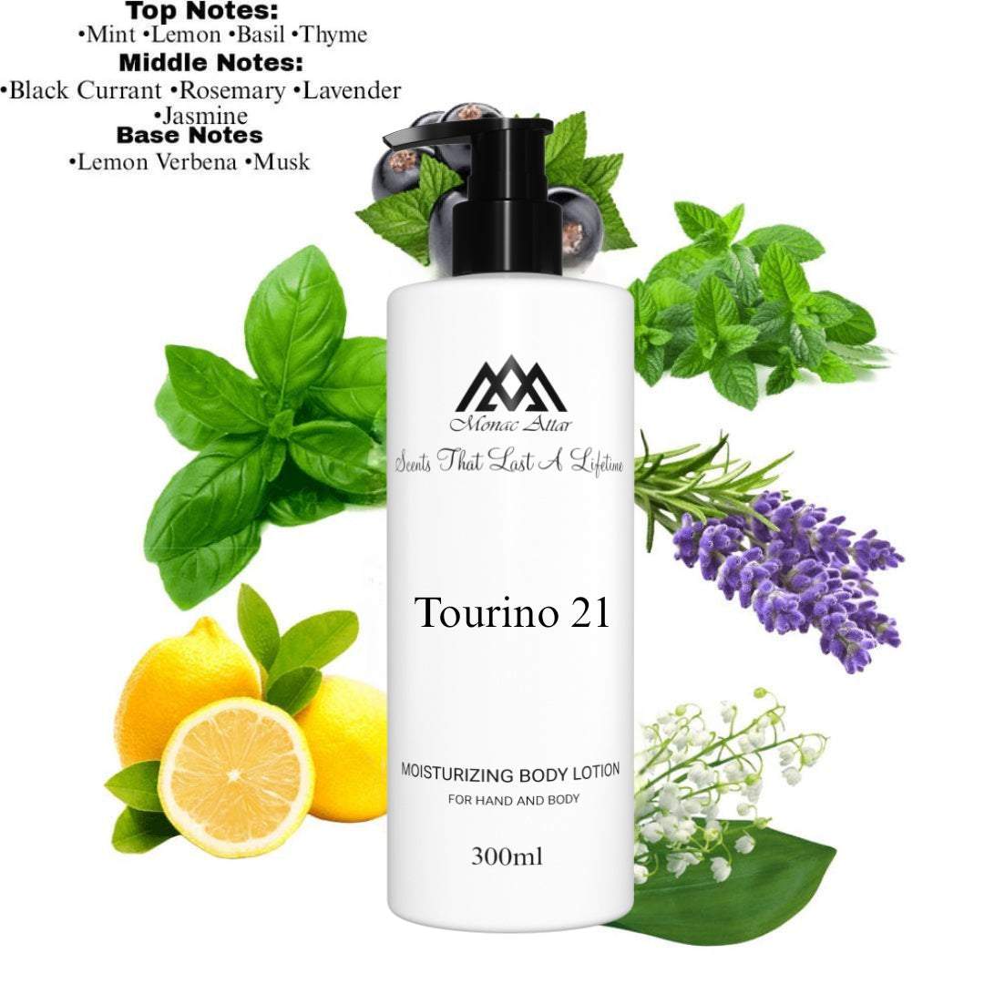 Fragrance notes of Torino 21 - scent profile inspired by Torino 21 body lotion