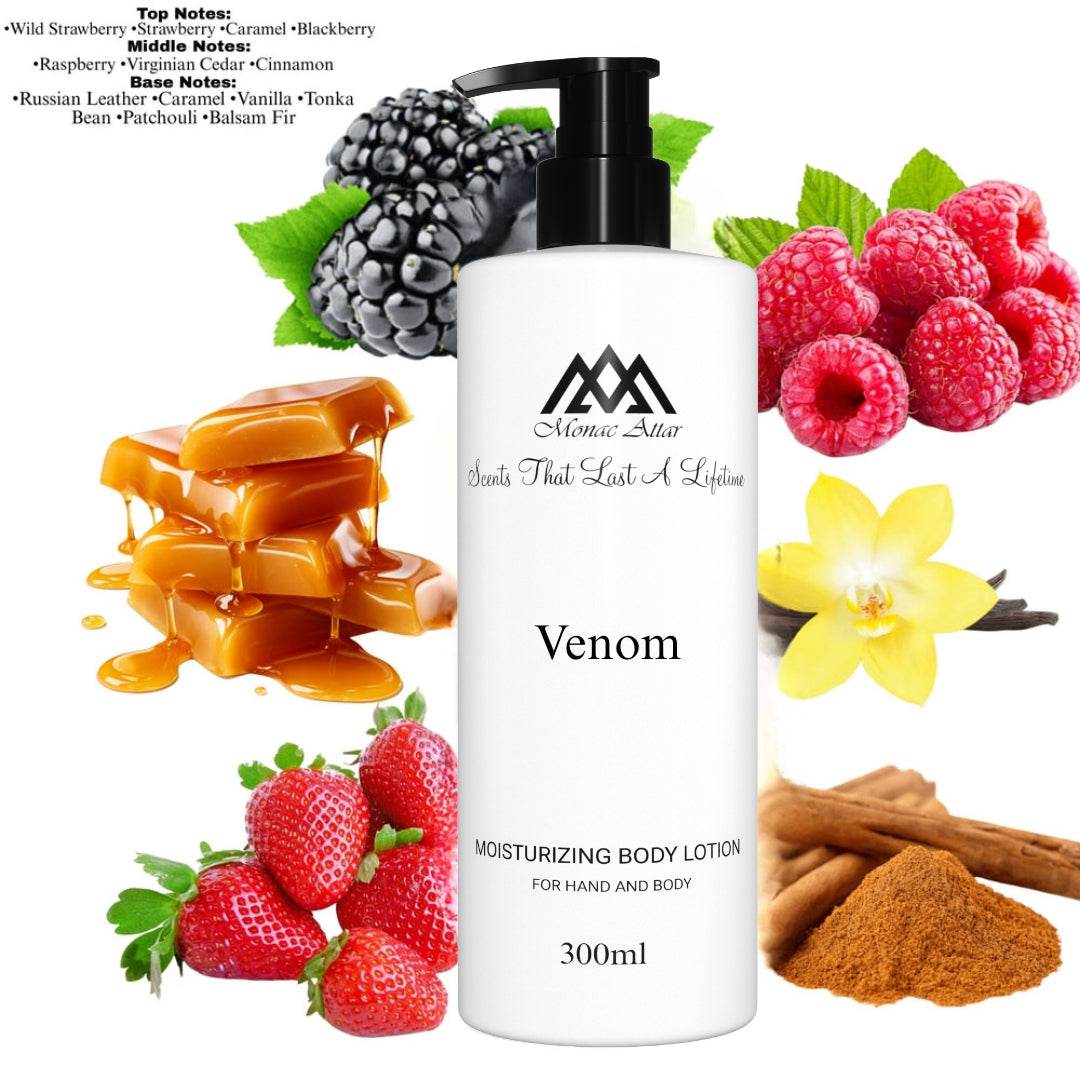 Fragrance notes of Vennom Incarnat - scent profile inspired by Vennom Incarnat body lotion