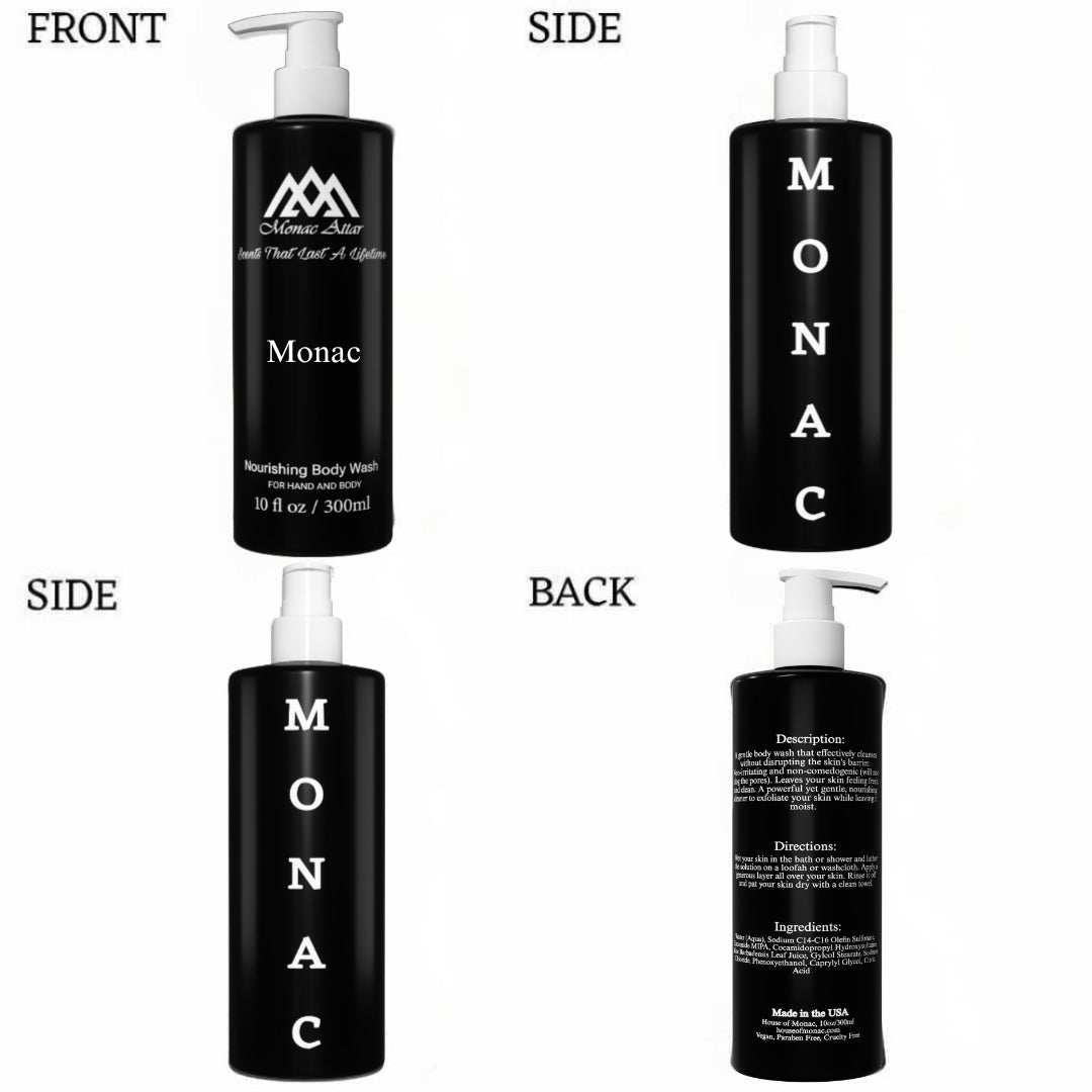 Top Guidance body wash clone – Monac Guide Body Wash inspired daily cleanser, rich foam with long-lasting perfume scent