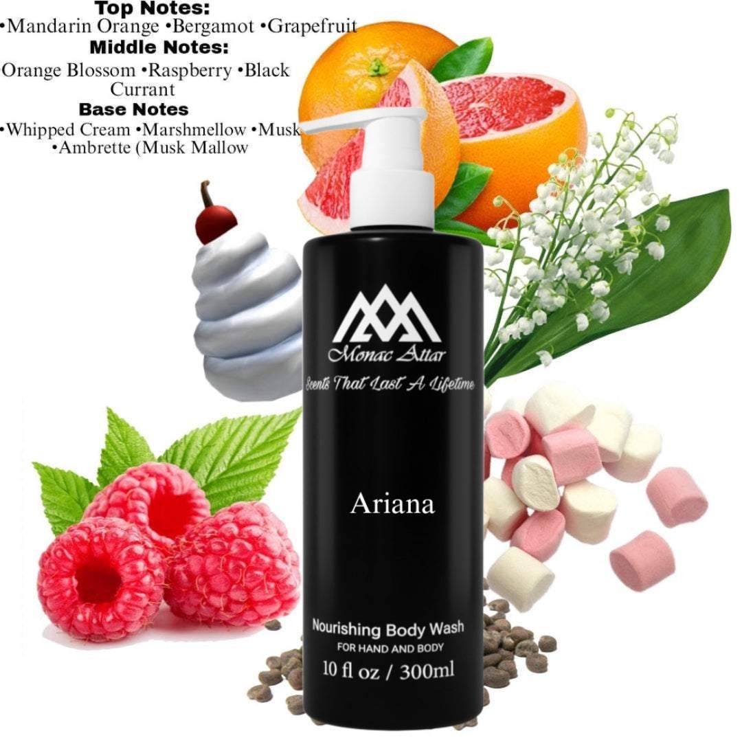 Fragrance notes of Oriana - scent profile inspired by Oriana body wash