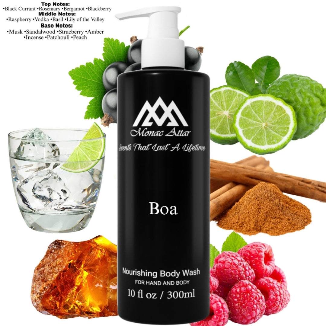 Fragrance notes of Pink Boa - scent profile inspired by Pink Boa body wash