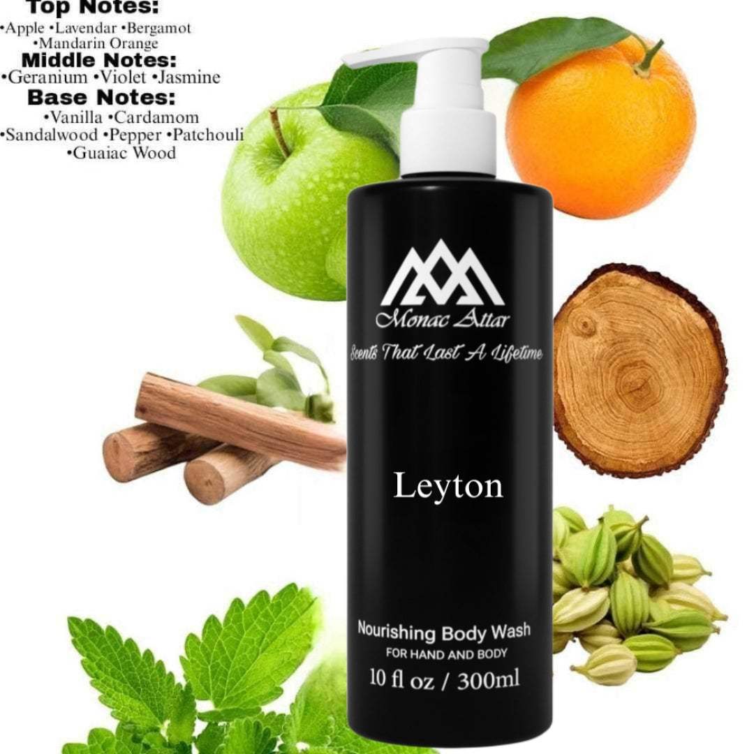 Fragrance notes of Layton - scent profile inspired by Layton body wash