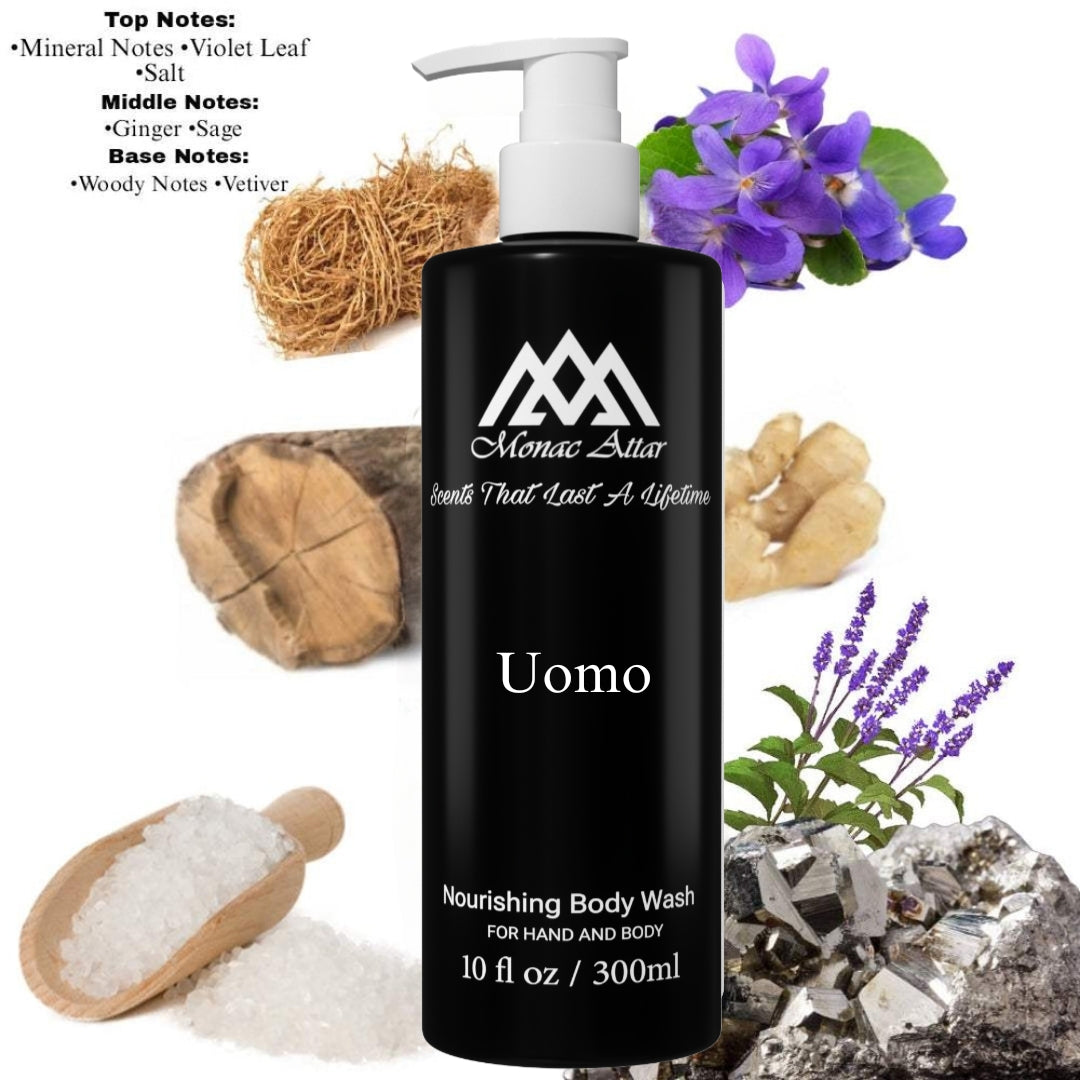 Fragrance notes of Uomo Born in Roma - scent profile inspired by Uomo Born in Roma body wash