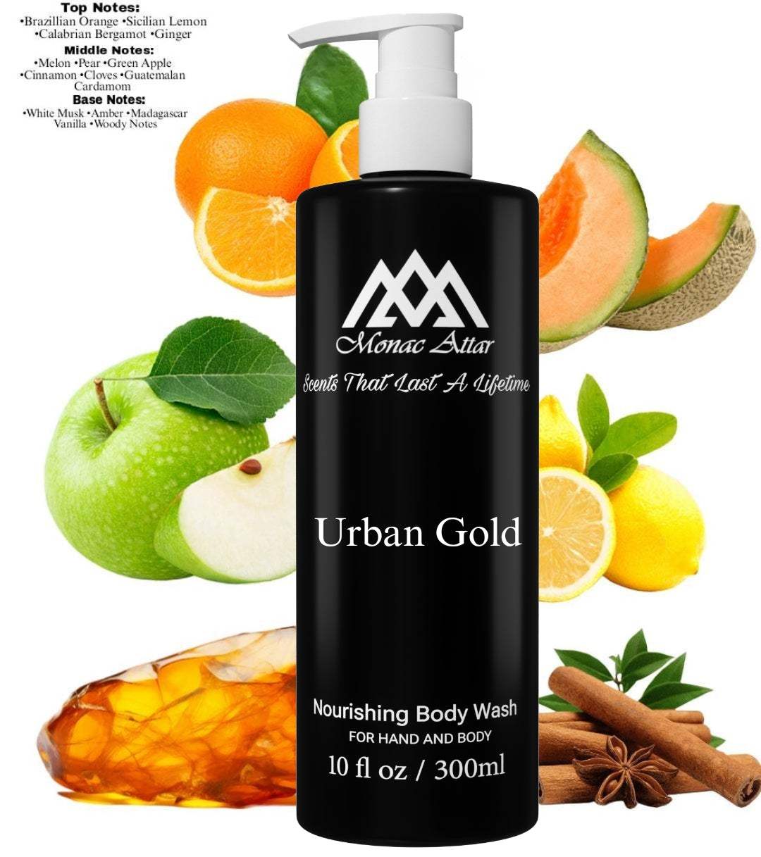 Urban Body Wash Inspired By Xerjoff Erba Gold