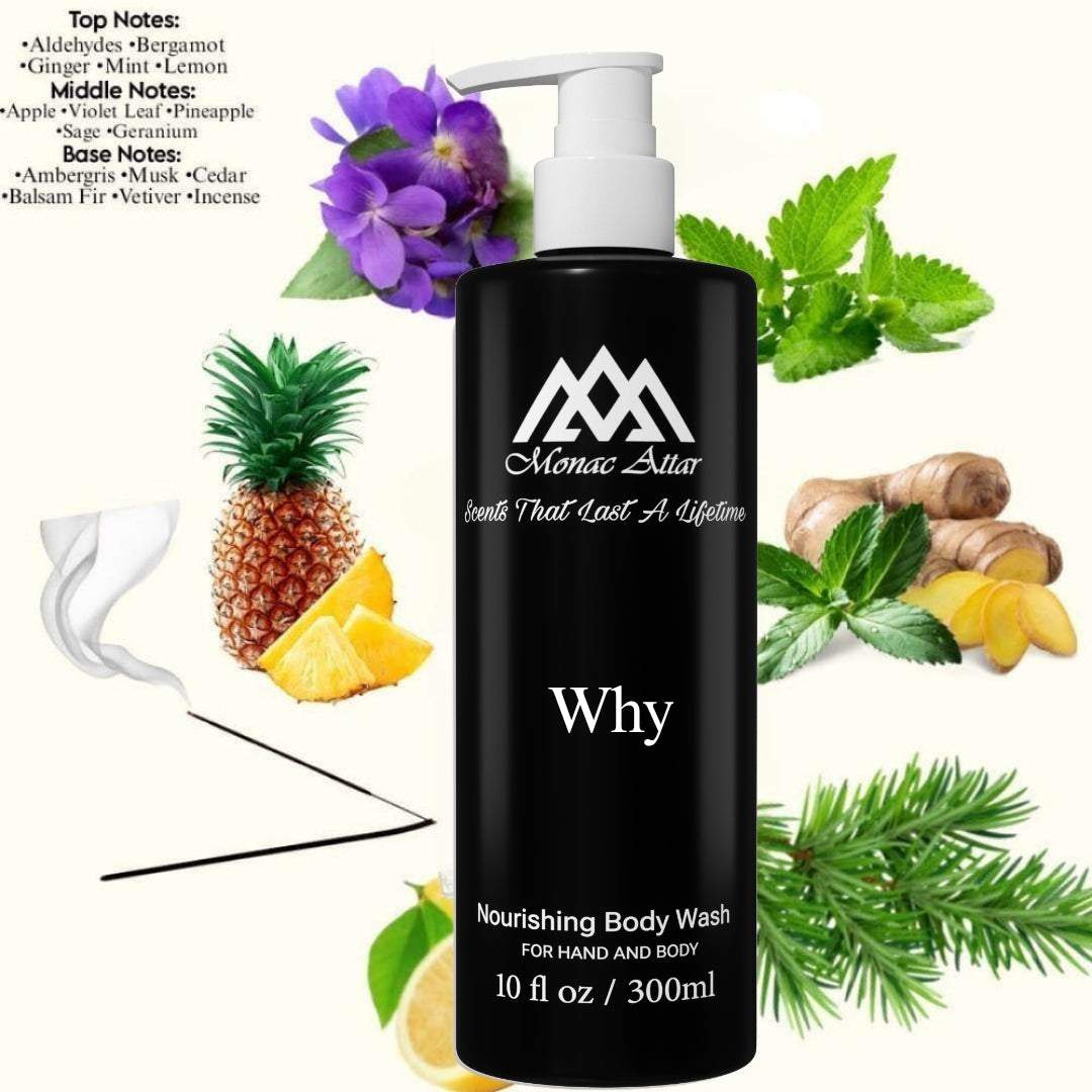 Fragrance notes of Y - scent profile inspired by Y body wash