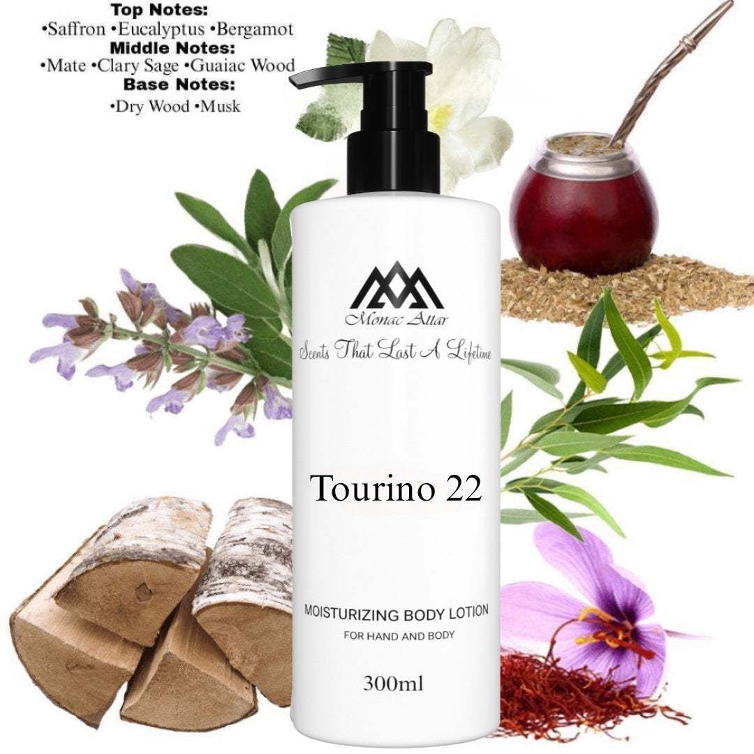 Fragrance notes of Torino 22 - scent profile inspired by Torino 22 body lotion