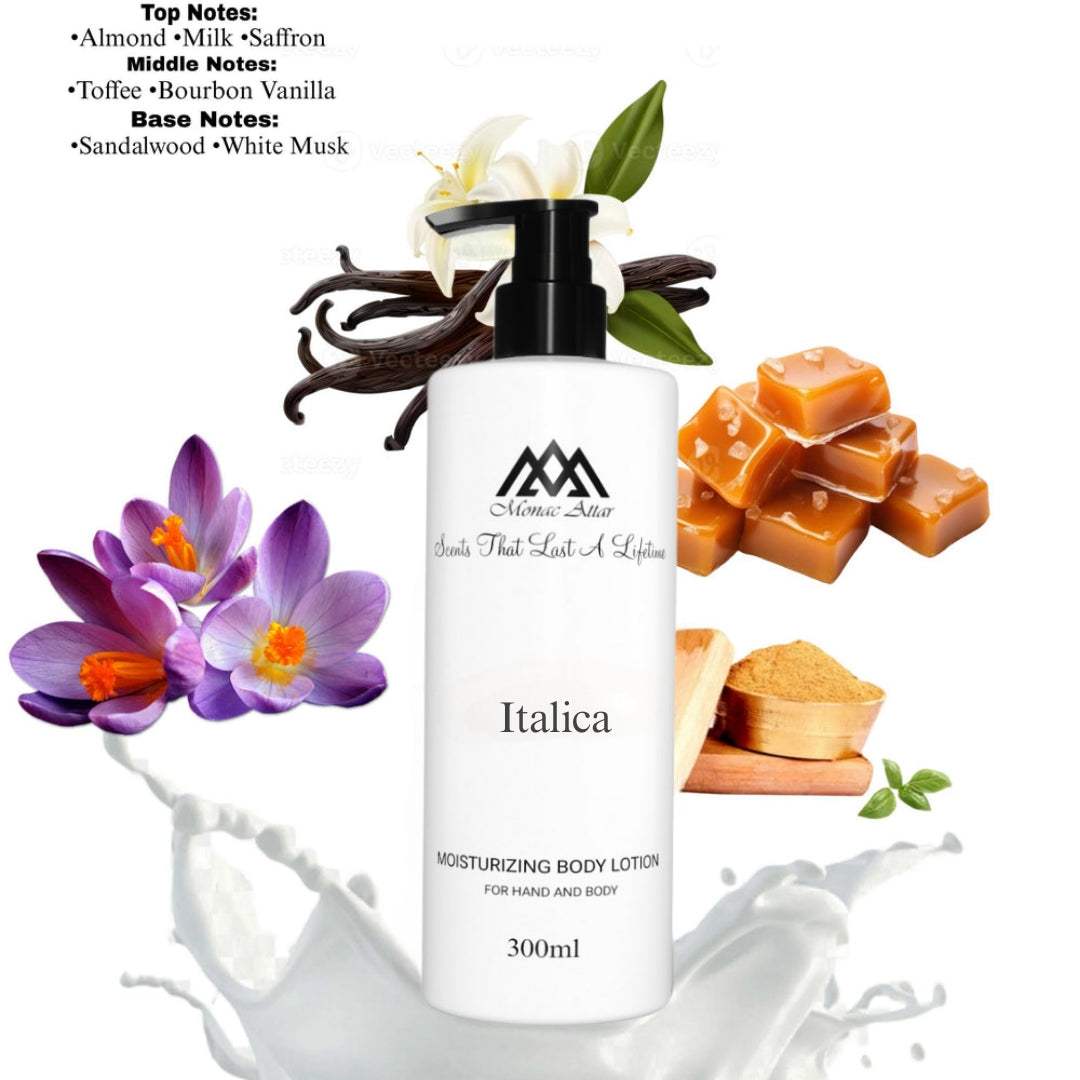 Fragrance notes of Italica - scent profile inspired by Italica body lotion