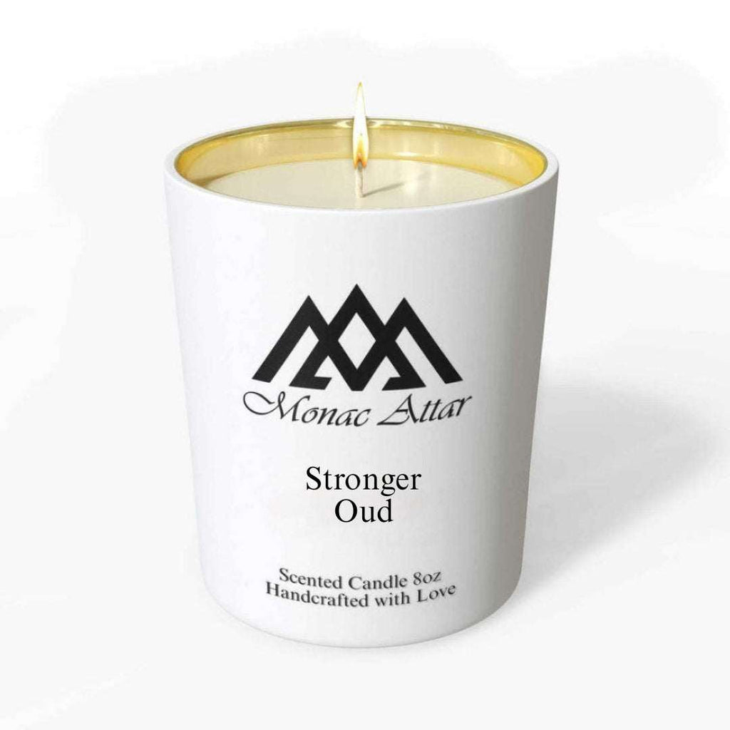 Luxury Stronger Oud Candle inspired candle – Monac hand-poured soy wax with clean burn and long lasting scent throw.