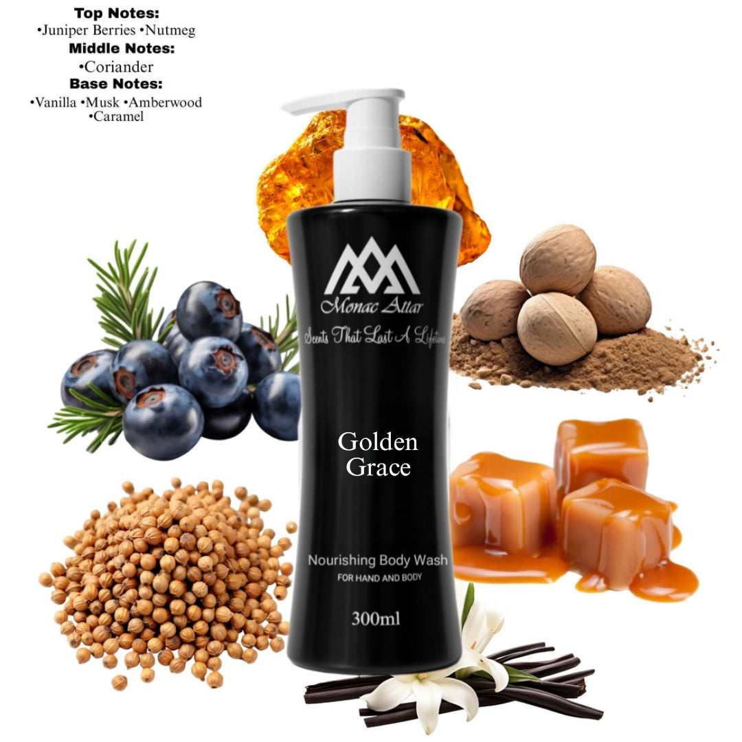 Golden Grace Body Wash Inspired by MFK Gentle Fluidity Gold 