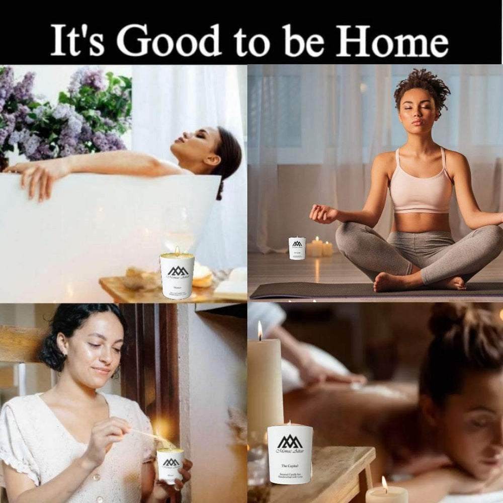 Stylish packaging of Royal Tobac Candle inspired candle – premium soy wax with strong scent diffusion